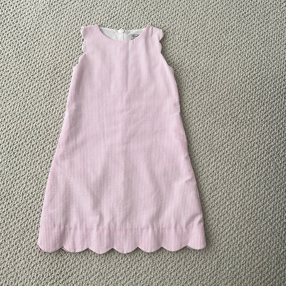 Pink Seer Sucker Dress